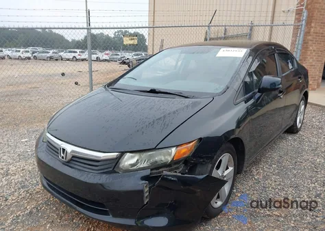 2012 Honda Civic Lx из США, поврежденный, VIN 19XFB2F53CE067576